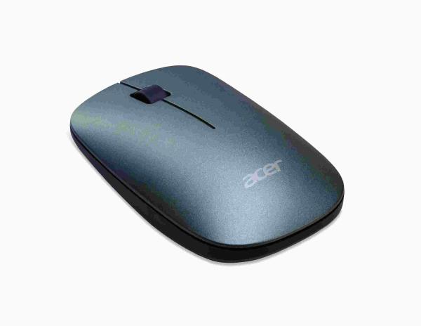 ACER Slim mouse Charcoal Blue - Wireless RF2.4G,  1200dpi,  symetrický design,  Works with Chromebook; (AMR020) Retai1