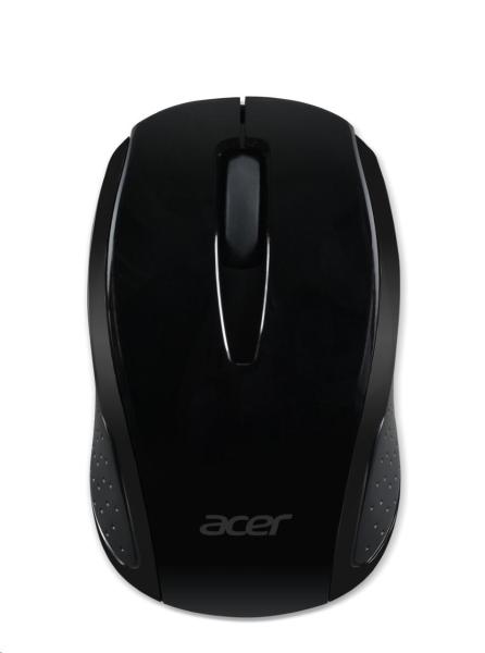 ACER  Wireless Mouse G69 Black - RF2.4G,  1600 dpi,  95x58x35 mm,  10m dosah,  2x AAA,  Win/ Chrome/ Mac,  (Retail Pack)