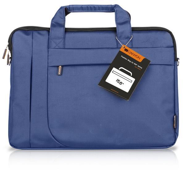 Canyon B-3, štíhla taška na notebook do veľkosti 15.6&quot;, modrá
