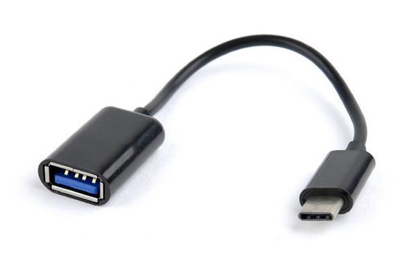 Gembird adaptér OTG USB 2.0 (F) / USB-C, kábel 0,2m