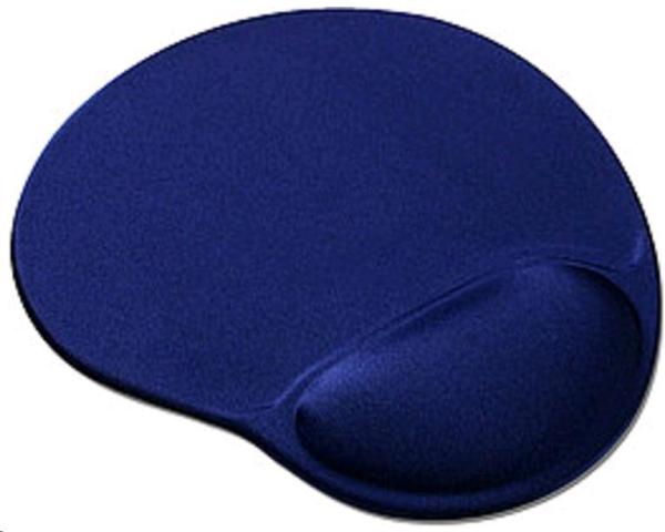 CONNECT IT Podložka pod myš gelová (tmavě modrá,  ergonomická)