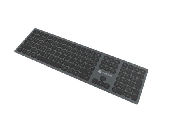 Natec klávesnica DOLPHIN/ Bezdrôtová Bluetooth/ CZ- SK layout/ Šedá3