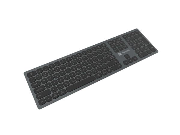 Natec klávesnica DOLPHIN/ Bezdrôtová Bluetooth/ CZ- SK layout/ Šedá4