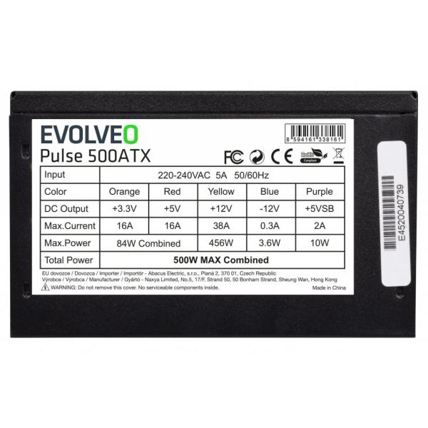 Evolveo/ 500W/ ATX/ Bulk4