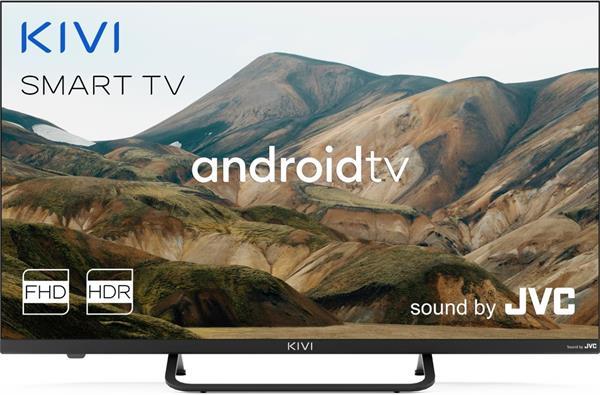 TV KIVI TV 32F740LB, 32" Google Android TV 9, HDR10, DVB-T2, DVB