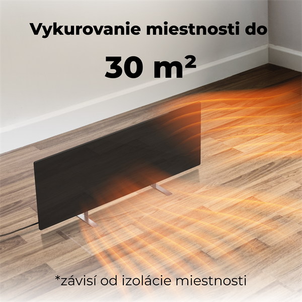 AENO AGH2S Premium Eco Smart Ohrievač čierny, WI-FI, max 700W, Infra4