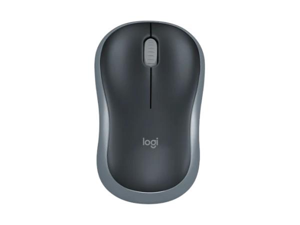 Logitech M185/ Kancelárska/ Optická/ 1 000 DPI/ Bezdrôtová USB/ Šedá1