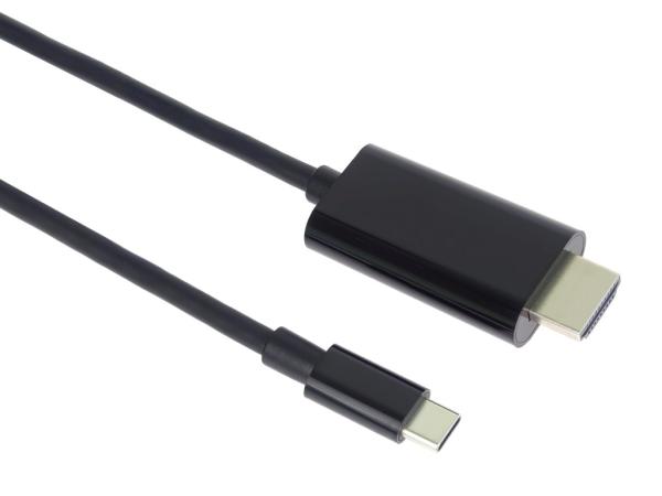 PremiumCord USB-C na HDMI kábel 2m rozlíšenie 4K*2K@60Hz FULL HD 1080p2