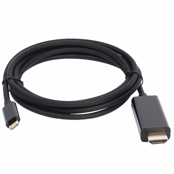 PremiumCord USB-C na HDMI kábel 2m rozlíšenie 4K*2K@60Hz FULL HD 1080p3