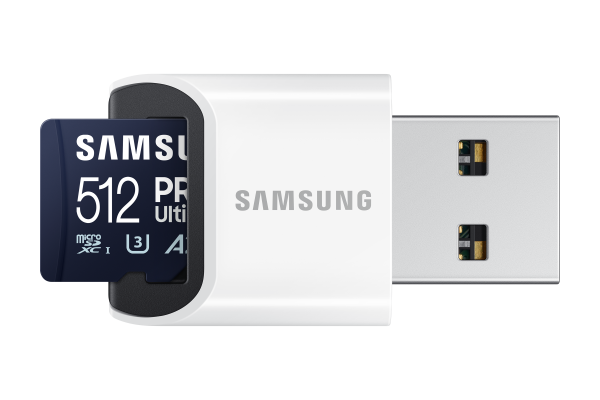 Samsung PRO Ultimate/ micro SDXC/ 512GB/ 200MBps/ UHS-I U3 / Class 10/ + Adaptér/ Modrá1
