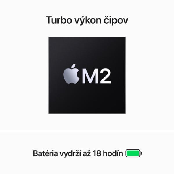 MacBook Air 15" Apple M2 8C CPU 10C GPU 8GB 512GB Polnočný SK3