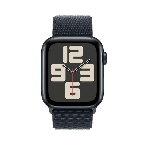Apple Watch SE GPS 44mm Midnight Aluminium Case with Midnight Sport Loop1