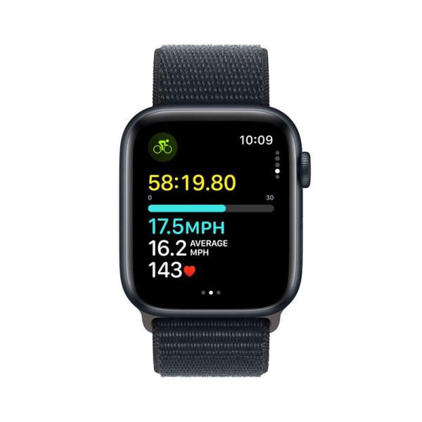 Apple Watch SE GPS 44mm Midnight Aluminium Case with Midnight Sport Loop7