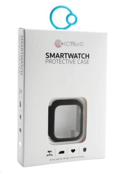 COTECi polykarbonátové pouzdro s ochranou displeje pro Apple Watch 41 mm bíla1