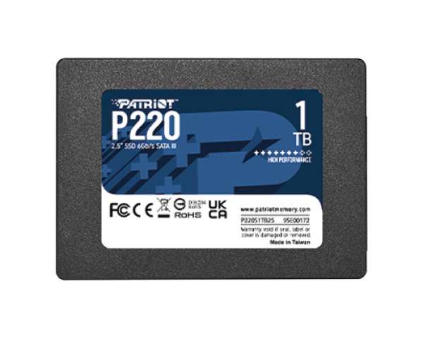 PATRIOT P220/ 1TB/ SSD/ 2.5"/ SATA/ 3R