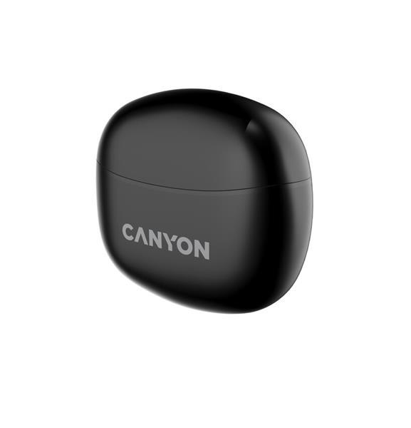 Canyon TWS-5, True Wireless Bluetooth slúchadlá do uší, USB-C nabíjanie, nabíjacia stanica v kazete, čierne3