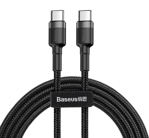 Baseus CATKLF-HG1 Cafule Kabel USB-C 60W 2m Gray/ Black