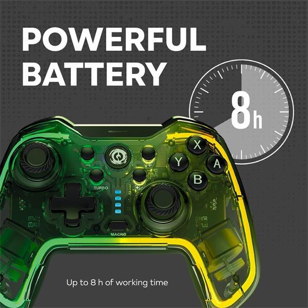 Canyon GPW-02, Brighter bezdrôtový gamepad 5v1 Win PC, Nintendo Switch, iOS 13.0+, Android, PS36