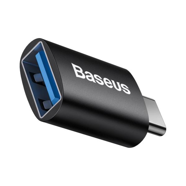 Baseus ZJJQ000001 Ingenuity Mini OTG Adaptér z USB-A na USB-C Black1