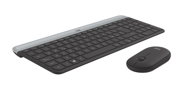 Logitech® MK470 Slim Wireless Combo - GRAPHITE - SK/CZ10