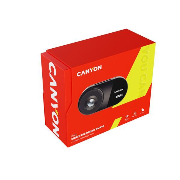 Canyon DVR10, kamera do auta s nahrávaním, Full HD, 1080p at 60 fps, 3´´ dotykový displej10