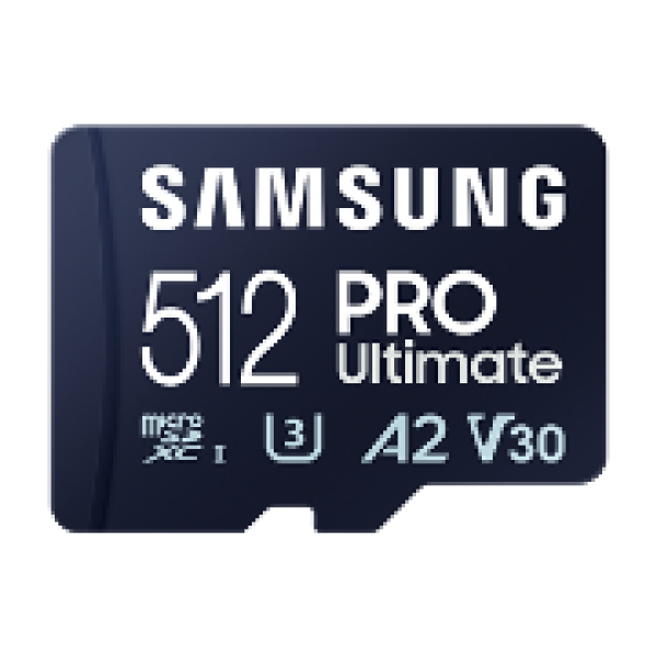 Samsung PRO Ultimate/ micro SDXC/ 512GB/ 200MBps/ UHS-I U3/ Class 10/ + Adaptér/ Modrá