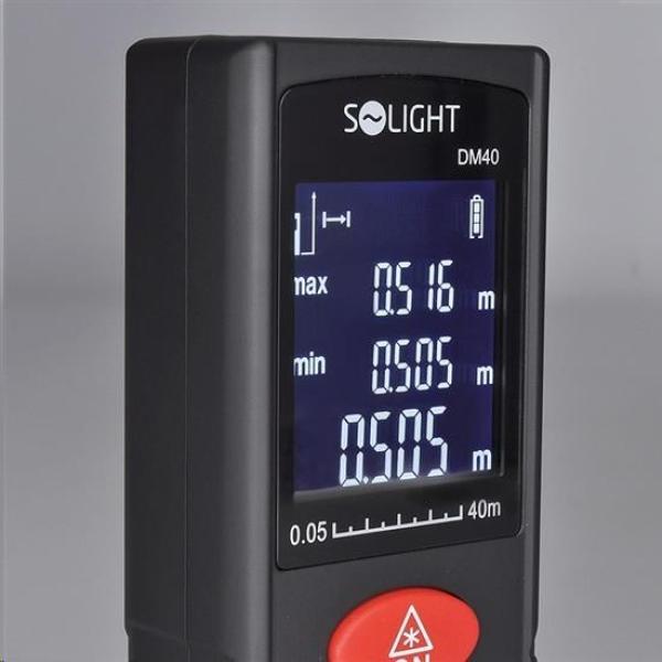 Solight laserový měřič vzdálenosti,  0, 05 - 40m4