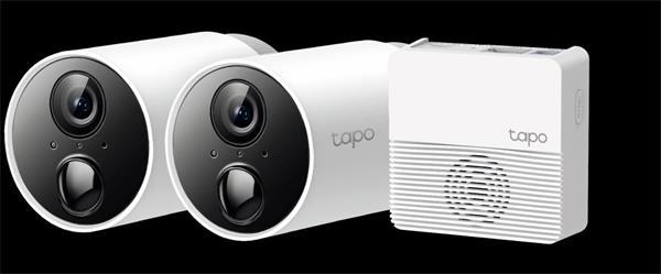 TP-LINK &quot;Smart Wire-Free Security Camera System, 2 Camera System2×Tapo C400 + 1×Tapo H200SPEC: 1080p (1920*1080), 2.4 