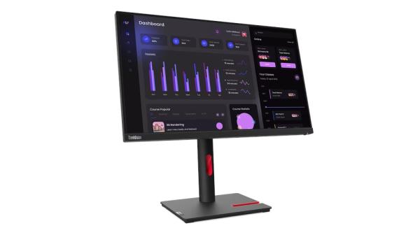 Lenovo ThinkVision/ T24i-30/ 23, 8&quot;/ IPS/ FHD/ 60Hz/ 6ms/ Blck-Red/ 3R3