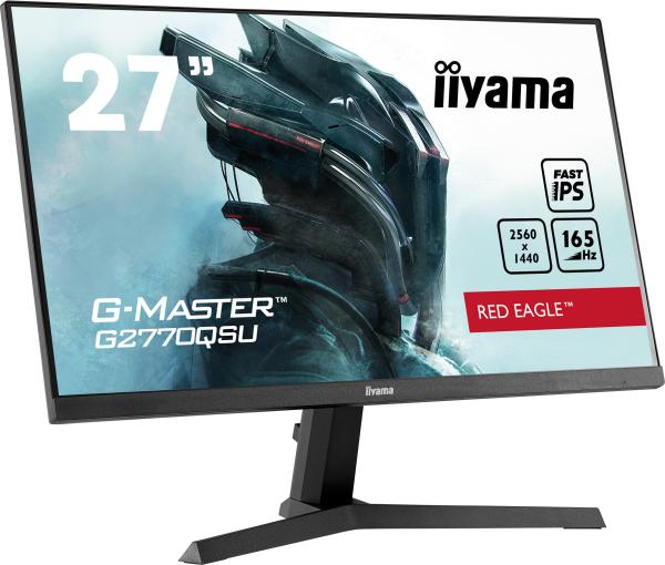 iiyama G-Master/ G2770QSU/ 27"/ IPS/ QHD/ 165Hz/ 0, 5ms/ Black/ 3R8