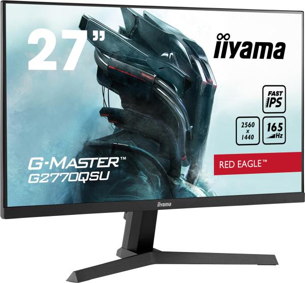 iiyama G-Master/ G2770QSU/ 27"/ IPS/ QHD/ 165Hz/ 0, 5ms/ Black/ 3R1