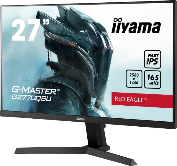 iiyama G-Master/ G2770QSU/ 27"/ IPS/ QHD/ 165Hz/ 0, 5ms/ Black/ 3R2