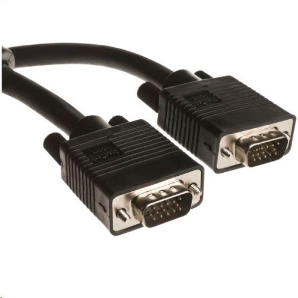 Kábel C-TECH VGA, M/ M, tienený, 1, 8m