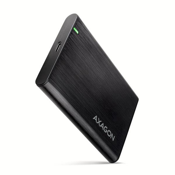 AXAGON EE25-A6C, USB-C 3.2 Gen 1 - SATA 6G 2.5&quot; kovový RAW box, bezskrutkový