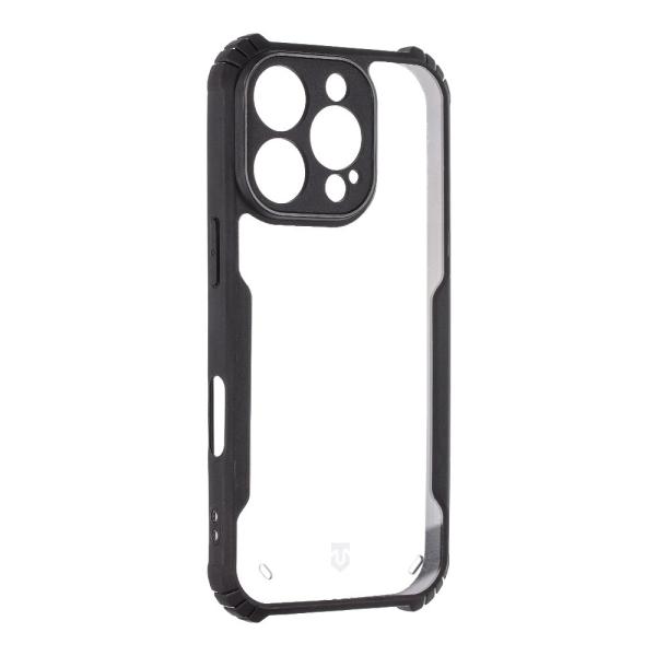 Tactical Quantum Stealth Kryt pre Apple iPhone 16 Pro Clear/ Black1