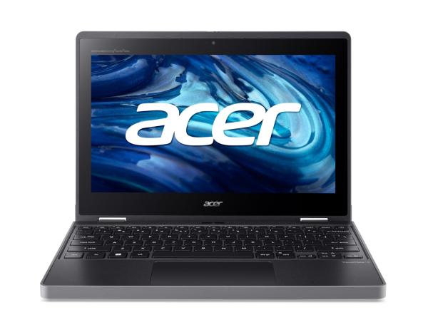 Acer TravelMate B3/ Spin B3/ N100/ 11, 6"/ FHD/ T/ 4GB/ 128GB SSD/ UHD/ W11P EDU/ Black/ 2R