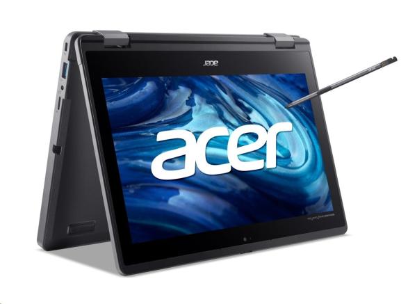 ACER NTB EDU TravelMate Spin B3 (TMB311RN-33-TCO-C0QL),Intel N100,11.6&quot; FHD,4GB,128G SSD,Intel UHD,W11P,ShaleBlack5