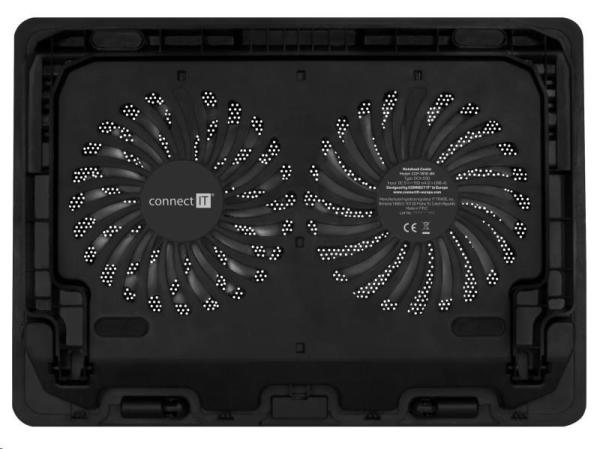 CONNECT IT chladiaca podložka pod notebook FrostBreeze, čierna2
