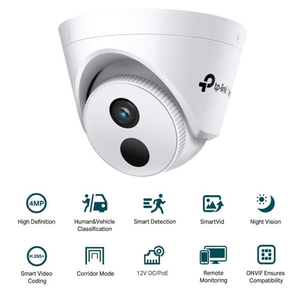 TP-Link VIGI C440I(2.8mm),  4MP,  Turret,  PoE,  IR 30m1