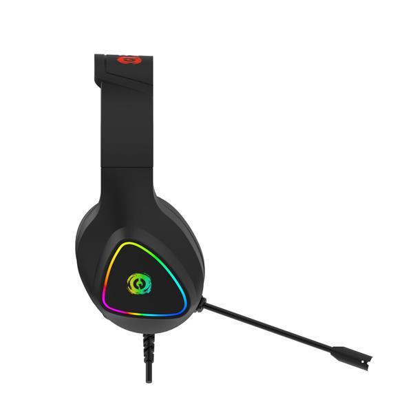 Canyon GH-6, Shadder herný headset, USB / 2x 3.5mm jack, 2m kábel, multicolor RGB podsvietenie, čierny4