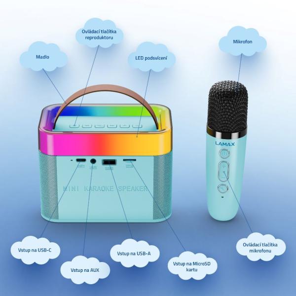 LAMAX KaraokeKid1 Blue1