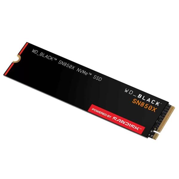 WD Black SN850X SSD Powered by SanDisk 1TB M.2 NVMe Gen4 7300/6300MBps2