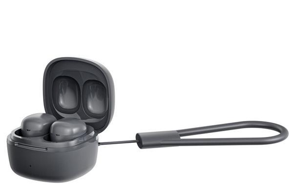 Canyon OnGo 4 Mini, True Wireless Stereo BT slúchadlá do uší, 6 + 18hod výdrž, nabíjacia stanica v kazete, šedé