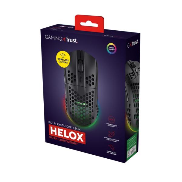 Trust Gaming GXT 929 Helox/ Herná/ Optická/ Pre pravákov/ 4 800 DPI/ Bezdrôtová USB/ Čierna5