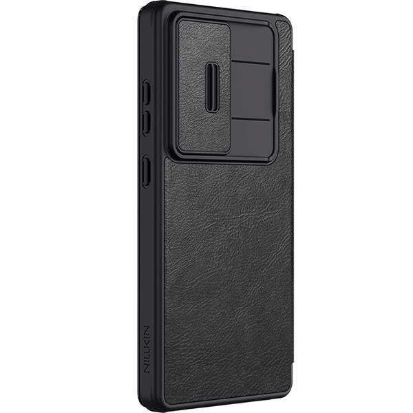 SAMSUNG Nillkin Qin Book PRO Puzdro pre Samsung Galaxy S25 Ultra čierny1