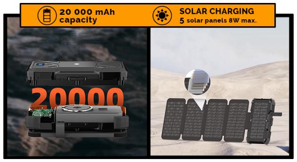 Solárna powerbanka VIKING TYR II1