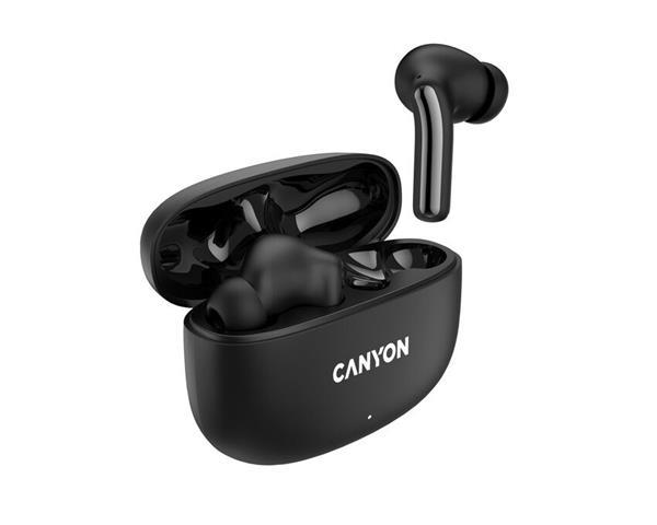 Canyon TWS-9, OnGo 9, True Wireless Stereo BT 5.4 slúchadlá do uší, 6 + 24h výdrž, nabíjacia stanica v kazete, čierne1