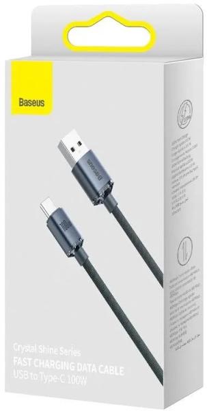 Baseus CAJY000401 Crystal Shine Series Dátový Kábel USB - USB-C 100W 1, 2m Black9