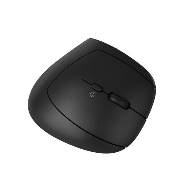 Canyon MW-25, 2v1 vertikálna bezdrôtová optická myš, BT/ 2.4 GHz , 2400 dpi, LED indikácia, 1xAA batéria, čierna2