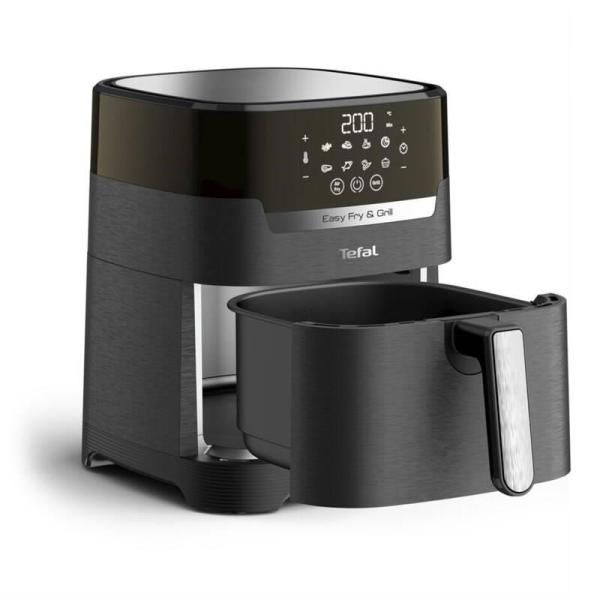 Tefal EY505815 Easy Fry&Grill fritéza, horkovzdušná, 1550 W, displej, 4.2 l, regulace teploty, časovač, černá1